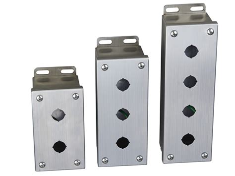 metal push button box|12 dia push buttons.